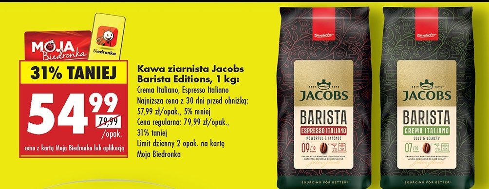 Kawa Jacobs barista editions espresso promocja w Biedronka