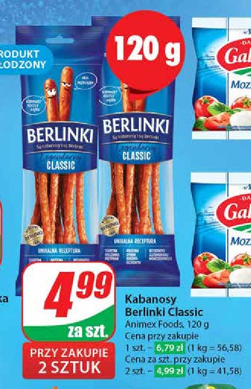 Kabanosy classic Morliny berlinki promocja