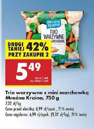 Trio warzywne Mroźna kraina promocja