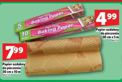 Papier ozdobny do pieczenia 30 cm x 10 m promocja w TOPAZ