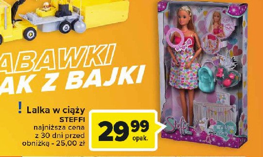 Lalka steffi w ci膮偶y w zestawie z ubrankami i akcesoriami promocja