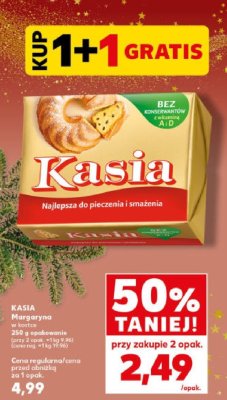 Margaryna KASIA w kostce promocja w Kaufland