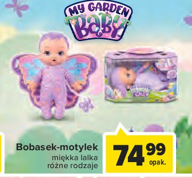 Lalka podstawowa bobasek motylek różowy MY GARDEN BABY promocja