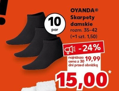 Skarpety damskie rozm. 35-42 promocja w Kaufland