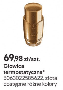 Głowica termostatyczna promocja w Castorama