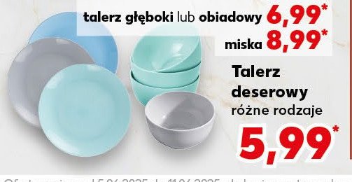 Talerz obiadowy promocja w Kaufland