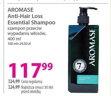 Szampon do włosów przeciw wypadaniu Aromase promocja w Hebe