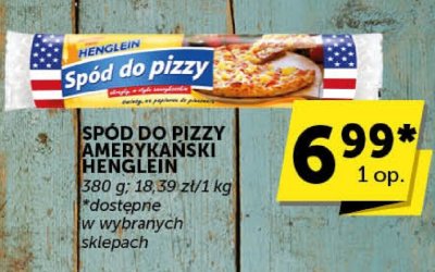 Spód do pizzy amerykański Henglein promocja w Groszek