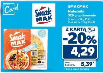 Naleśniki Smakmak promocja w Kaufland