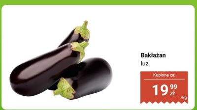 Bakłażan luz promocja w Biedronka