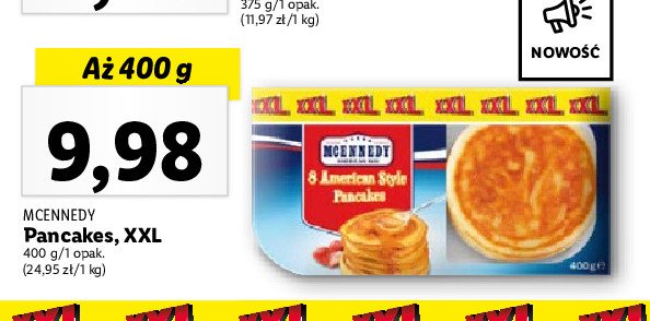 Pancakes Mcennedy - cena - Brak sklep - ofert - opinie - Blix.pl | promocje