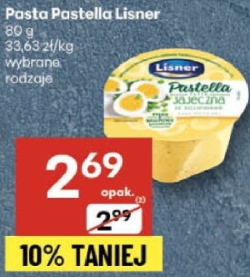 Pasta Pastella Lisner wybrane rodzaje promocja w Delikatesy Centrum
