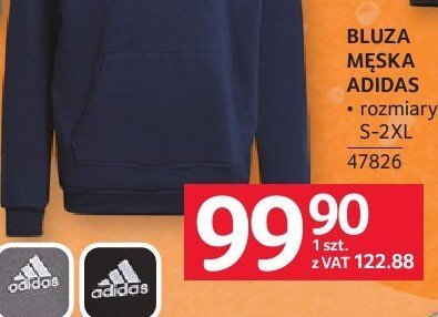 Bluza męska Adidas rozmiary S-2XL promocja w Selgros