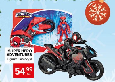 Figurka i motocykl Marvel super hero adventures promocja