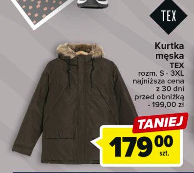 Kurtka m臋ska z futerkiem s-xxxl Tex promocja