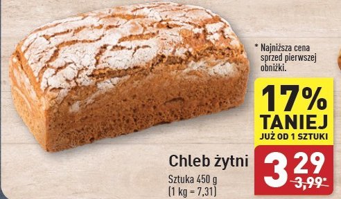 Chleb żytni promocja