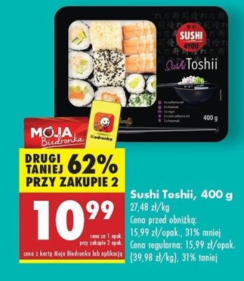 Sushi Toshii - Sushi 4you (Biedronka) promocja