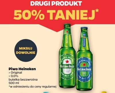 Piwo Heineken 0,0%  promocja w Netto