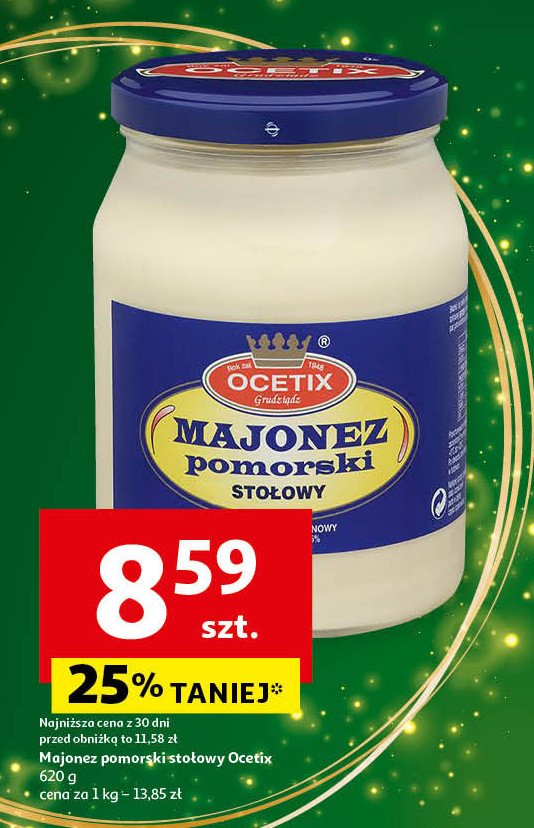 Majonez pomorski stołowy Ocetix promocja