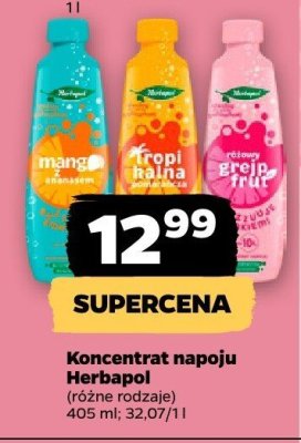 Koncentrat napoju, różne rodzaje promocja w Netto
