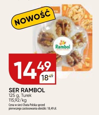 Ser rambol 125 g, Turek promocja w Chata Polska