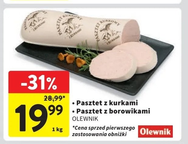 Pasztetowa z kurkami Olewnik promocja