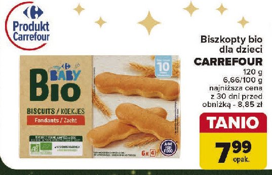 Biszkopty CARREFOUR MY BABY promocja