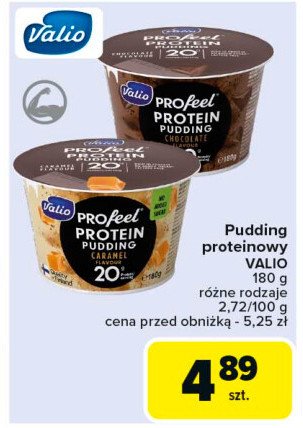 Pudding proteinowy karmelowy Valio promocja