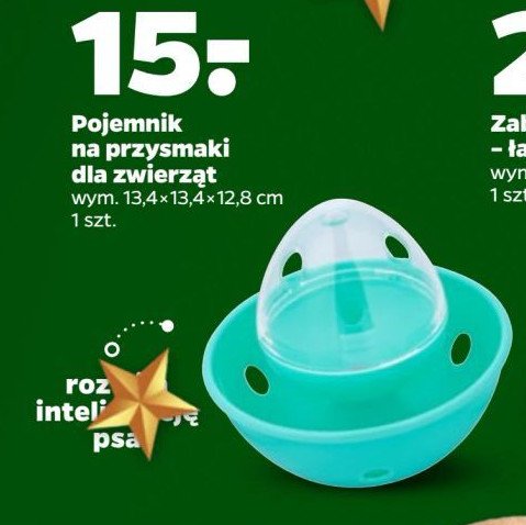 Pojemnik na przysmaki dla zwierząt promocja