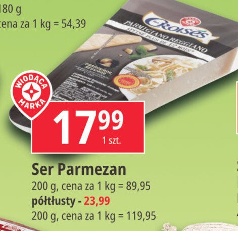 Ser parmezan półtłusty Wiodąca marka croises promocja
