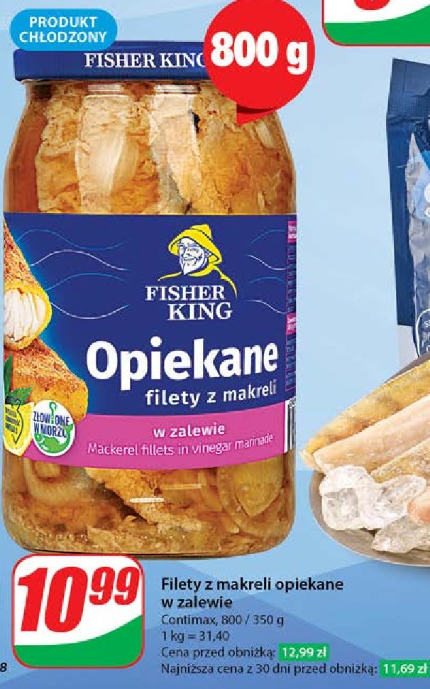 Filety śledziowe opiekane w zalewie octowej Fisher king promocja