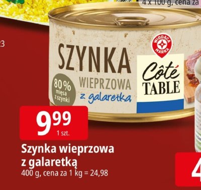 Szynka wieprzowa z galaretką promocja w Leclerc