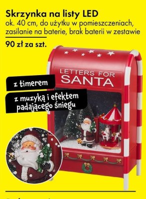 Skrzynka na listy LED promocja w Tedi
