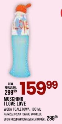 Perfumy Moschino I Love Love promocja w Drogerie Natura