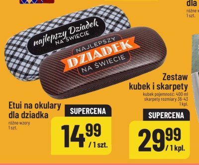 Zestaw kubek i skarpety kubek pojemność 400 ml skarpety rozmiary 36-43 promocja w POLOmarket