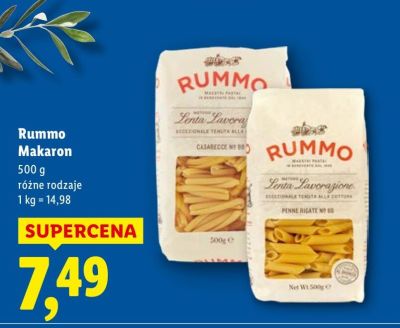 Makaron, różne rodzaje promocja w Lidl