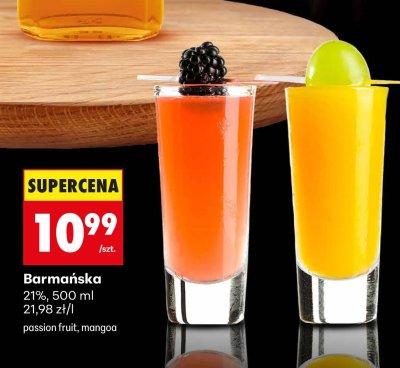 Likier Barmańska mango 21% 500 ml promocja w Biedronka