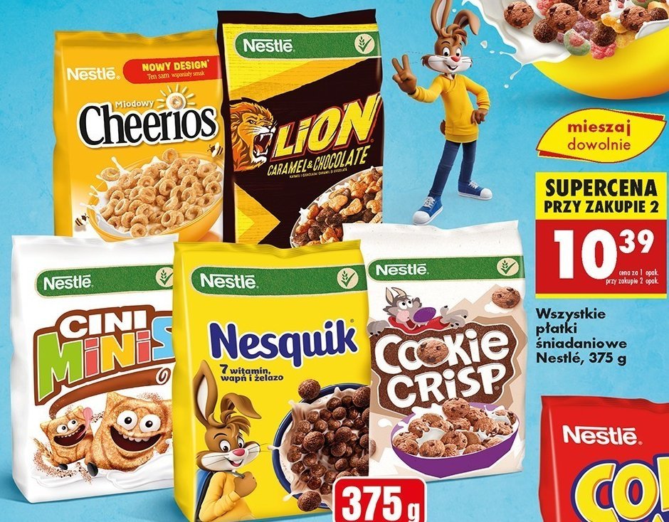 P艂atki 艣niadaniowe Cookie crisp promocja
