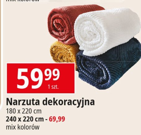 Narzuta 180 x 220 cm promocja