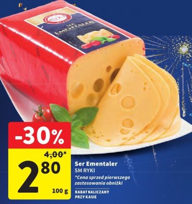 Ser Ementaler SM RYKI promocja w Intermarche