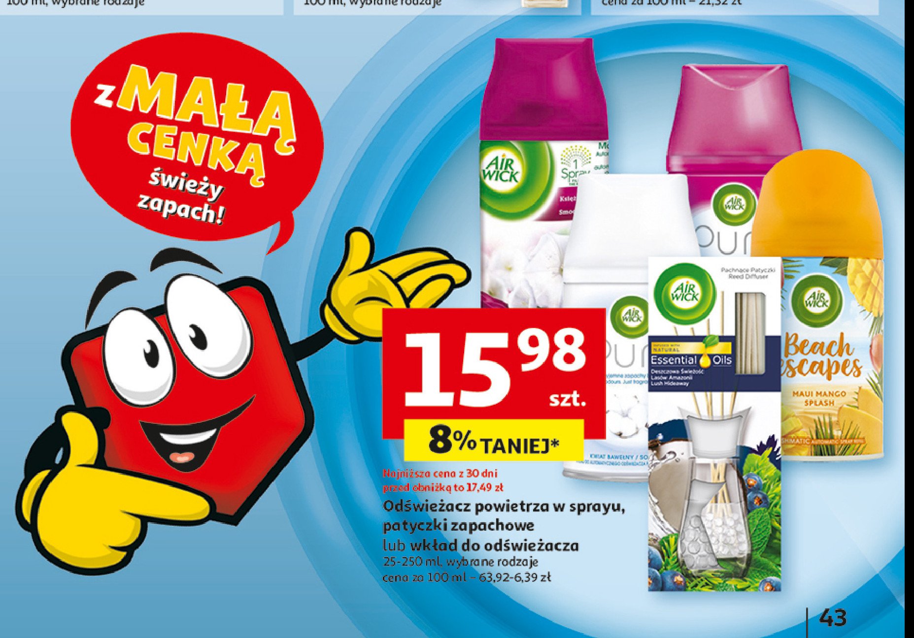 Aerozol fioletowa lawenda Air wick pure promocja