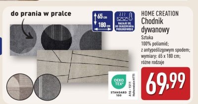Chodnik dywanowy HOME CREATION promocja w Aldi