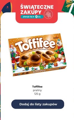 Praliny 125 g promocja w Dino