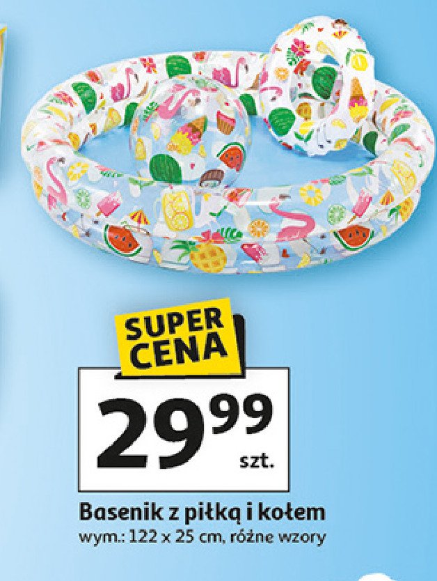 Basen + piłka + koło promocja w Auchan