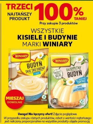 Budyn Winiary różne rodzaje promocja w Kaufland