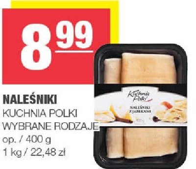 Naleśniki kuchnia polki wybrane rodzaje promocja w SPAR