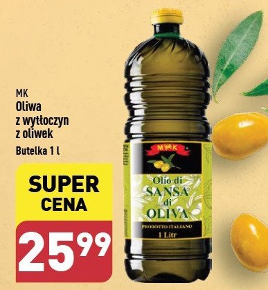 Oliwa sansa di olio M&k promocja