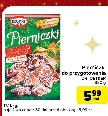 Pierniczki Dr. oetker promocja w Carrefour Express