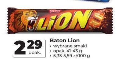 Baton LION CHOCOLATE promocja w Odido