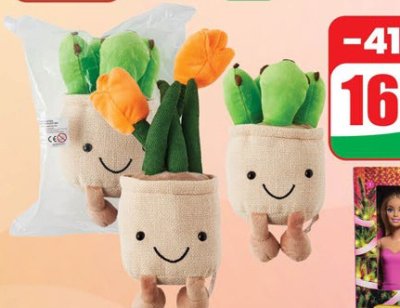 Maskotka kwiatek w doniczce różne wzory promocja w Dino